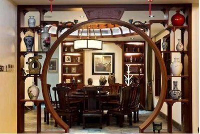 ​越来越多人喜欢中式风格装修，五款好看的中式拱形门装修效果图