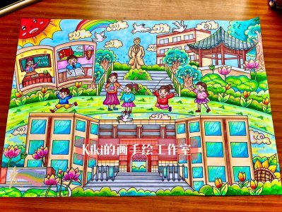 ​校园生活图片绘画 校园生活图片绘画大全