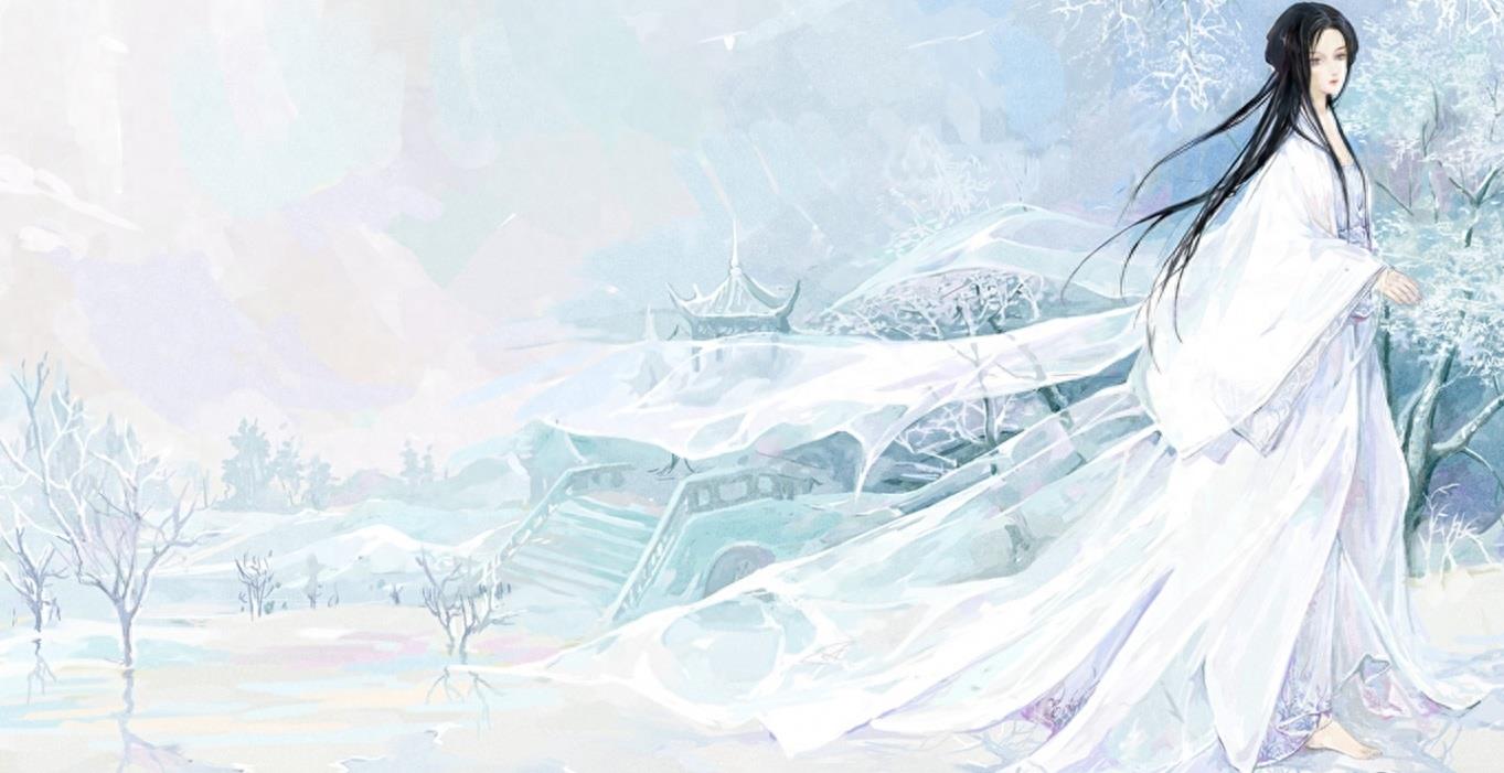 动漫壁纸冬日雪景：下雪的时候最适合想念你！