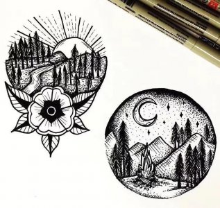 ​纹身手稿放送，喜欢就拿走吧