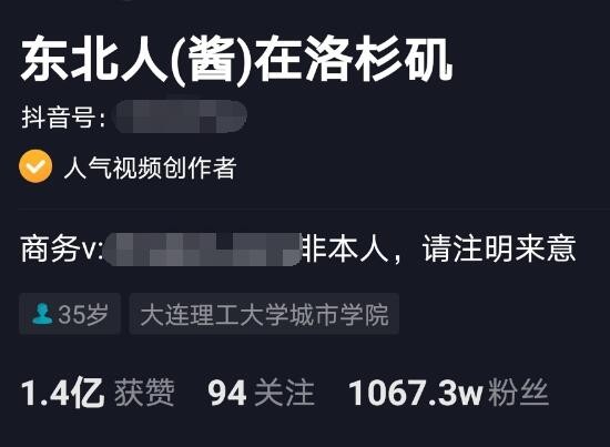东北酱在洛杉矶是做什么工作的 他是怎么走红的