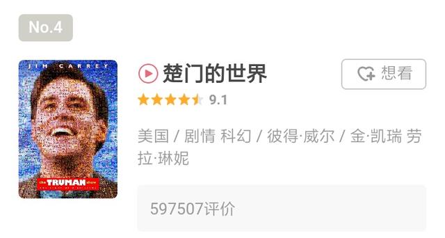 十部顶级奇幻科幻电影（奇妙烧脑震撼的豆瓣科幻电影高分排行榜前10）(4)