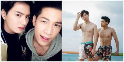 ​泰国超红《一年生2》学长Krist学弟Singto戏里互撩，戏外超燃把妹