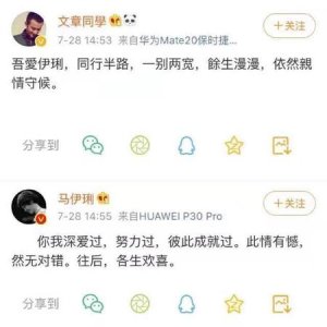 ​马伊琍和文章离婚的真正原因