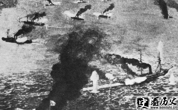 黄海海战图片 