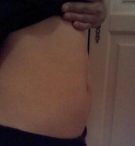 ​准妈妈怀孕后肚子从第1个月到第8个月的变化，实拍哦！