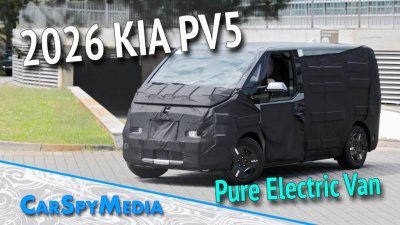 ​2026 款 PV5 原型曝光，起亚首款模块化电动面包车