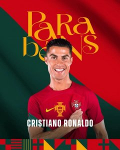 ​葡萄牙官方为C罗送祝福：历史最佳今天38岁了，队长生日快乐