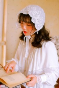 ​可爱女仆装美女图片性感蕾丝撩人写真