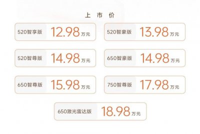 ​12.98万起，又一国产SUV上市，颜值爆表，还配智驾+冰箱，二排秒变双人床！