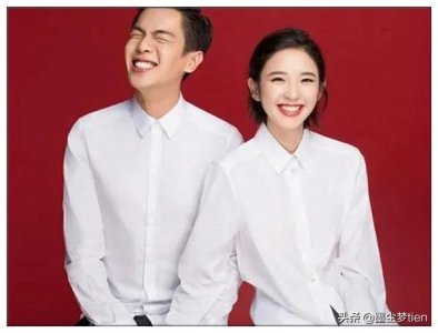 ​明星的结婚照，张若昀唐艺昕笑容很美，看到李荣浩：眼睛再睁大点