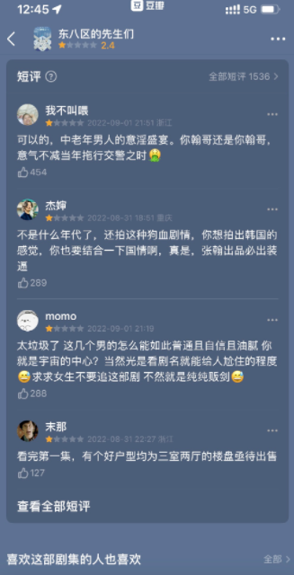 国产剧最低分 张翰《东八区的先生们》开分2.4冤吗