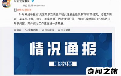 ​吴亦凡事件的最新消息（被朝阳公安分局依法刑事拘留）