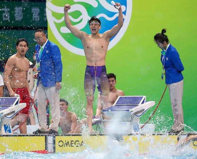 孙杨四轮比赛完整(罕见一挑七)(1)