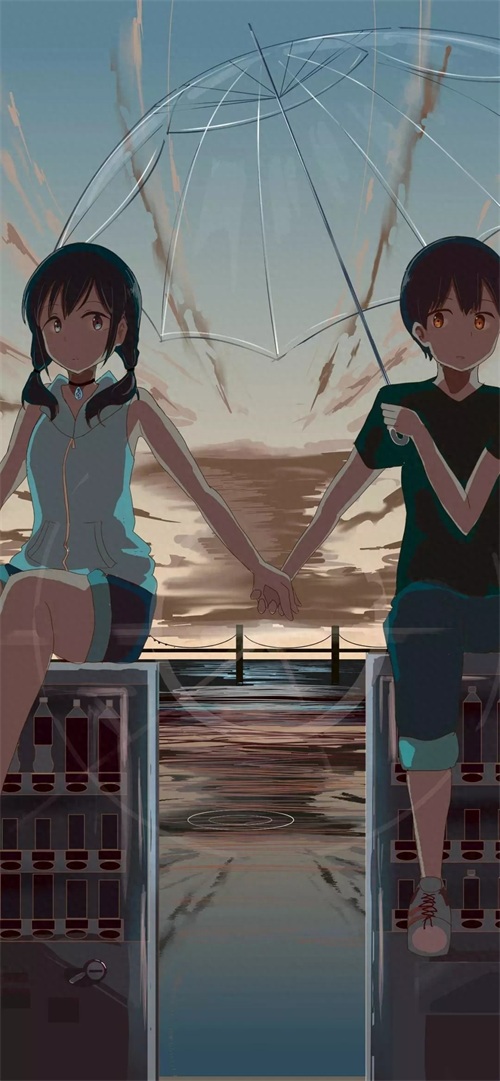 日本动漫电影天气之子,高清全屏手机壁纸,喜欢就拿走哦